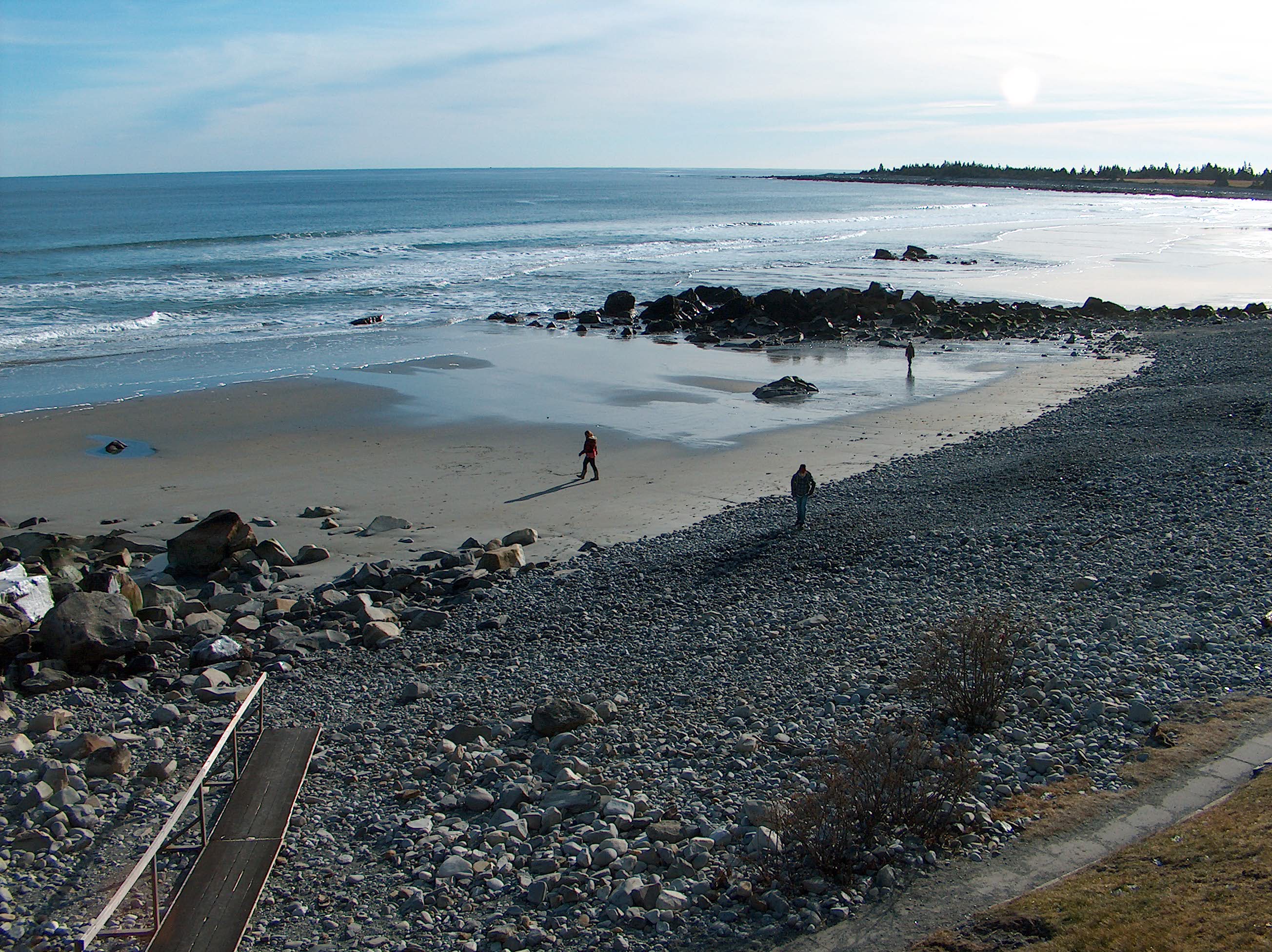 White Point’s beach changes with the seasons in Nova Scotia 1