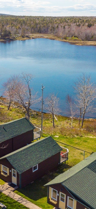 Riverview Cottages in Spring 2024