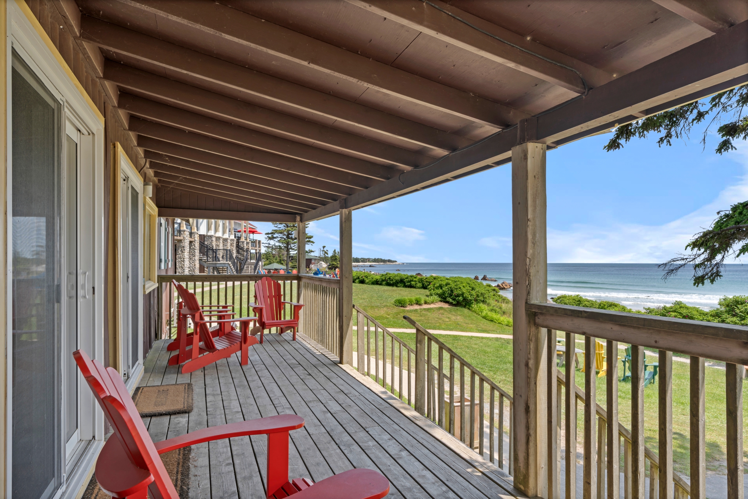 Ocean Lodge Deck and Ocean View