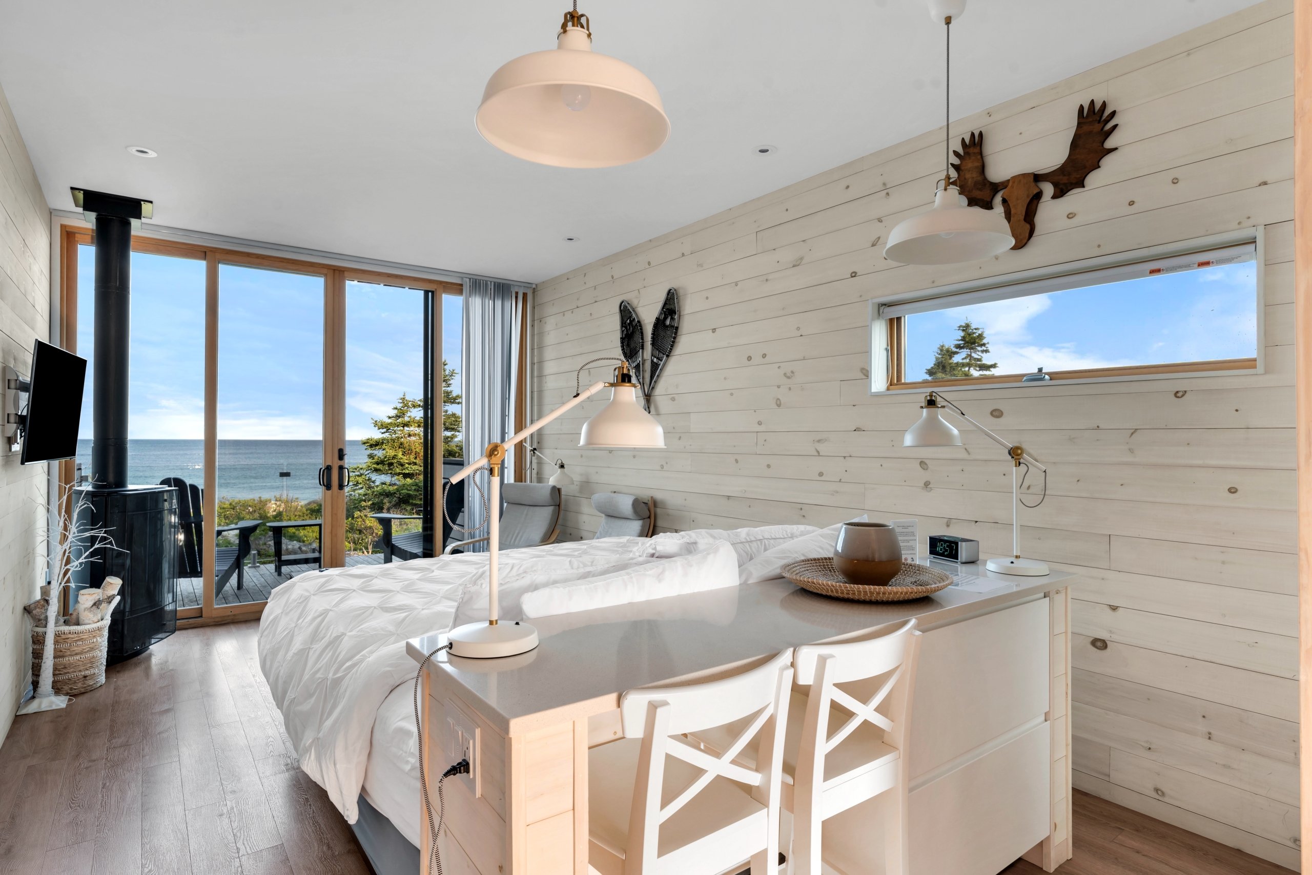 Oceanfront Treehouse View from the Bed