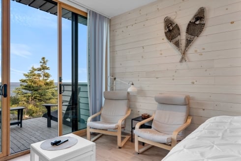 Oceanfront Treehouse Seating Area