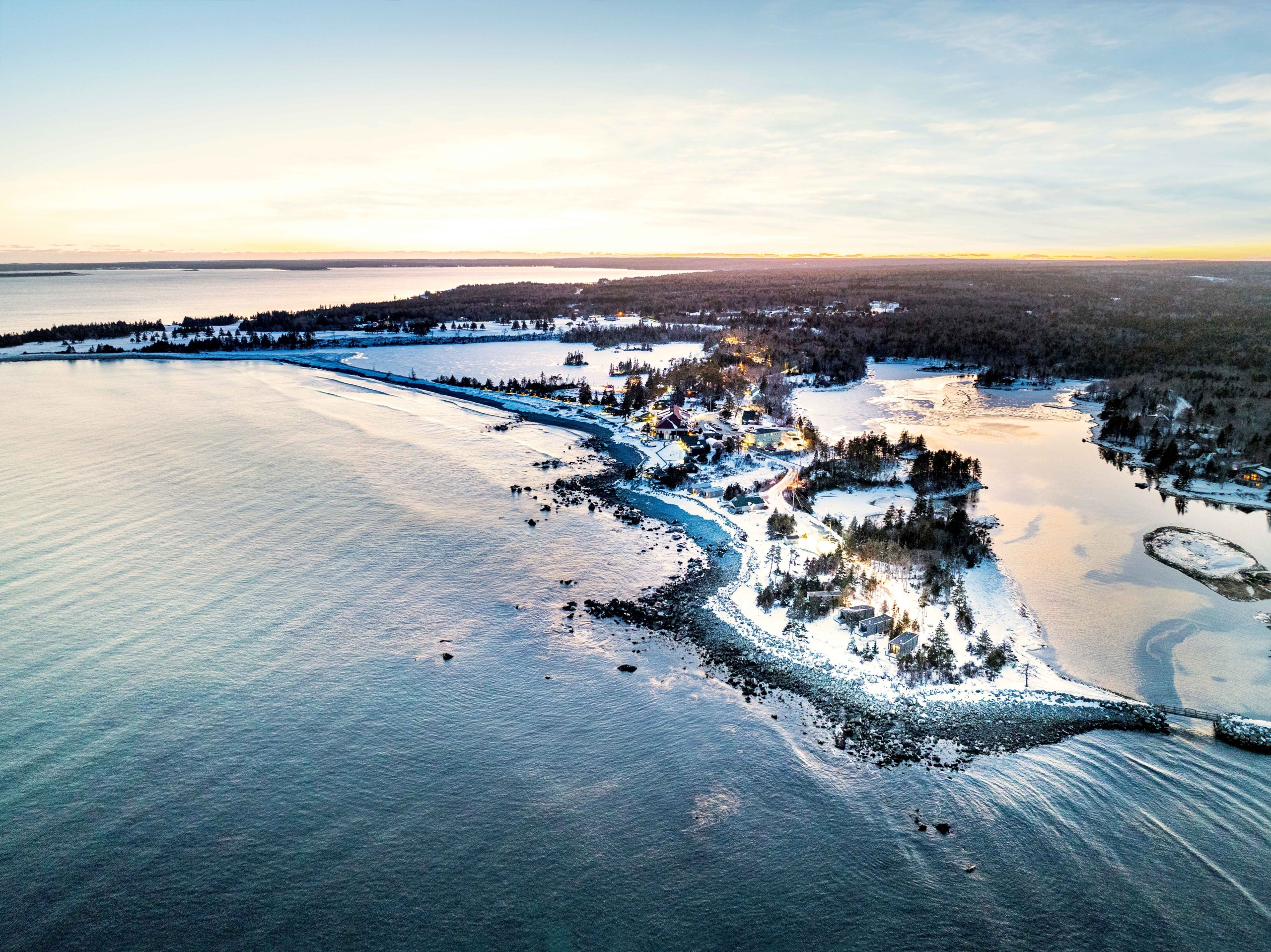 White Point Winter Aerial Photo