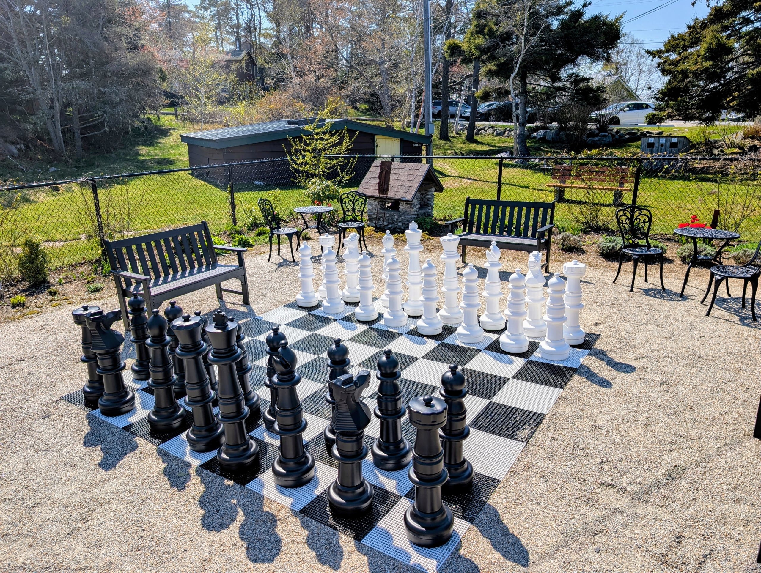 Outdoor life size Chess Set