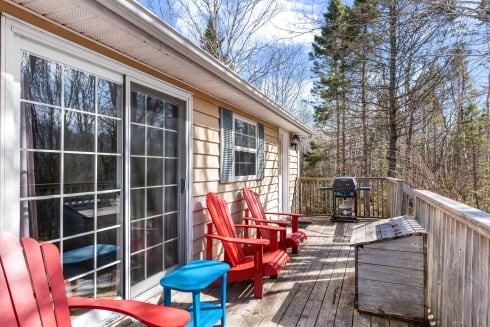 Vacation Cottage Deck with BBQ