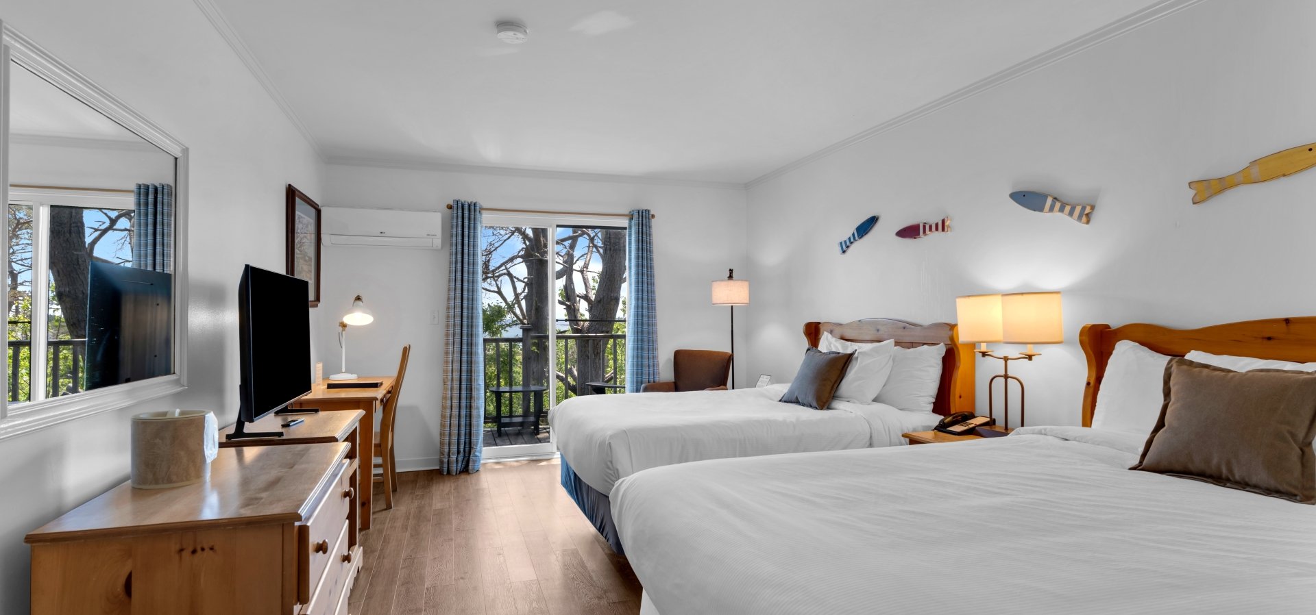 White Point Guestrooms Two Beds View Summer 2025