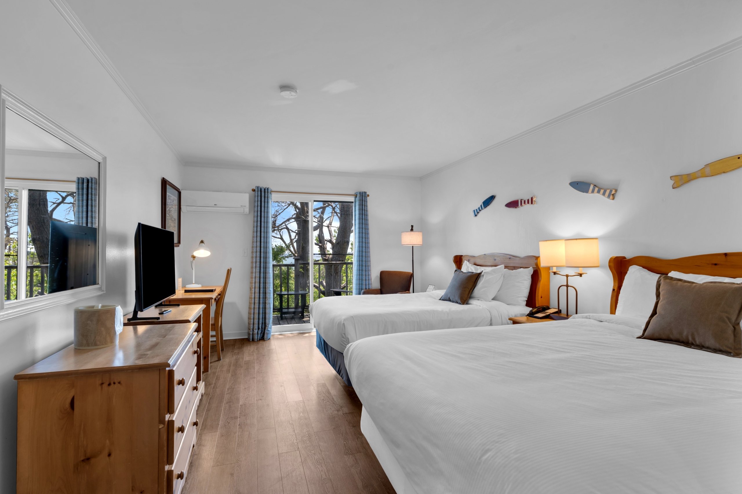 White Point Guestrooms Two Beds View Summer 2025