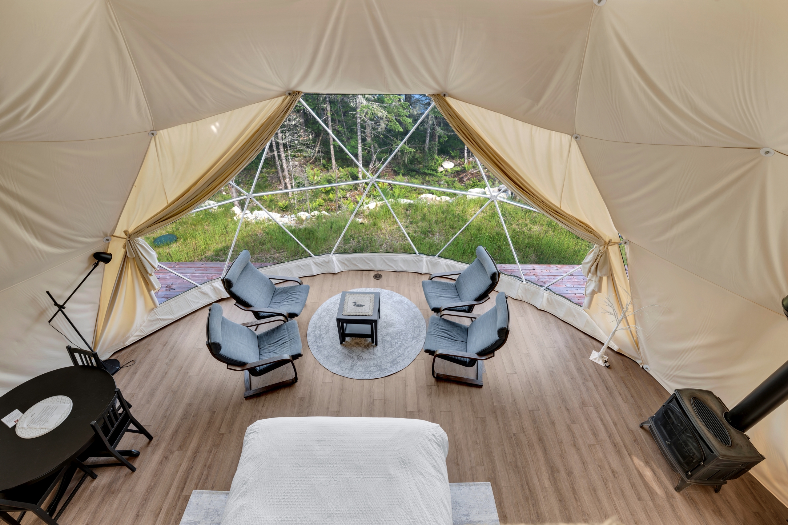 Super Glome Lake view from Inside