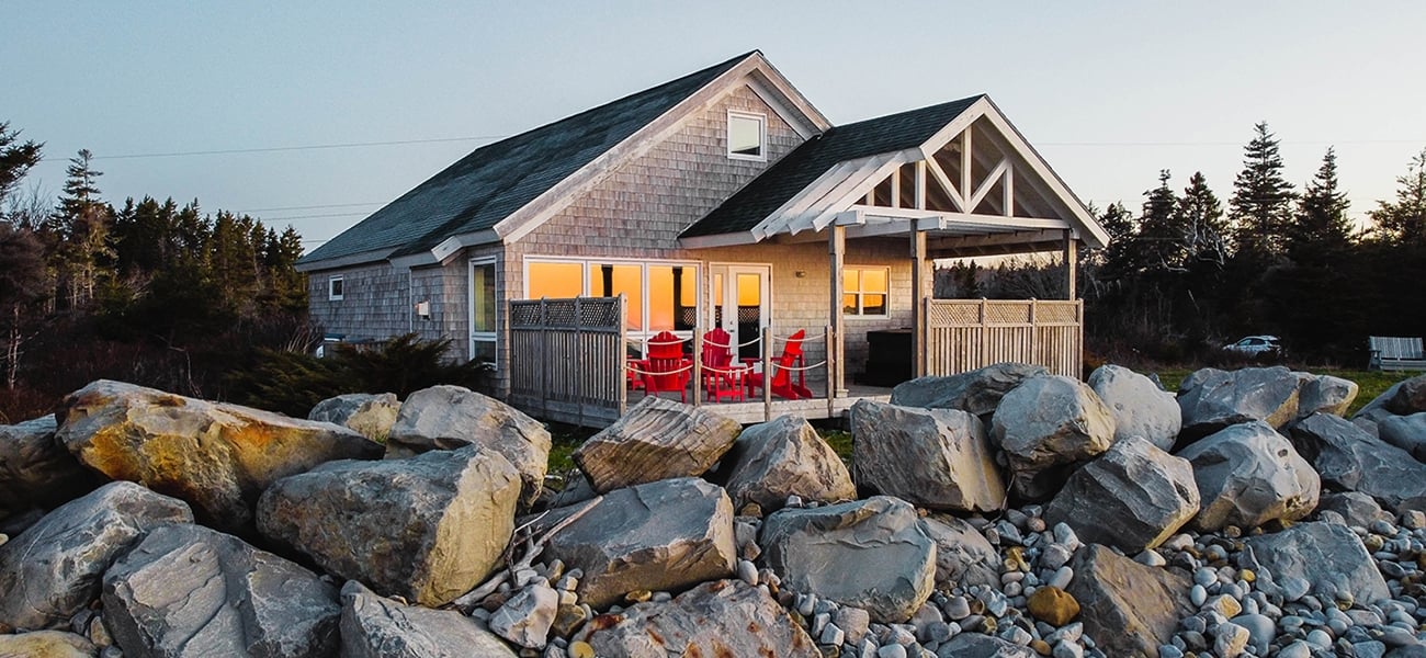 vacation home exterior at White Point Beach Resort