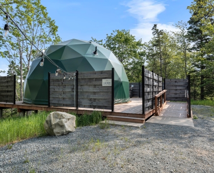 accessible glome exterior at White Point Beach Resort