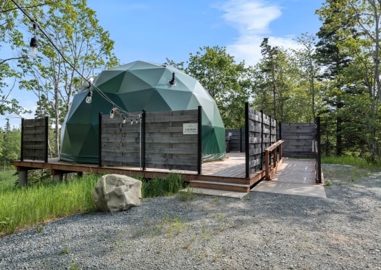 accessible glome exterior at White Point Beach Resort