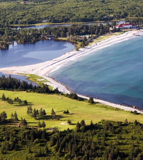 Aerial Shot of White Point Golf Course and Resort