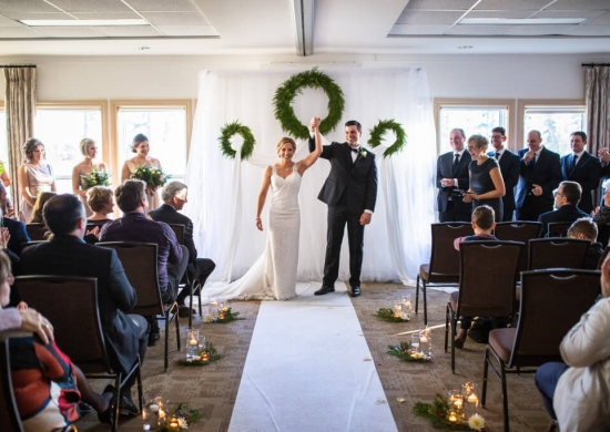 Lakeside Indoor Wedding