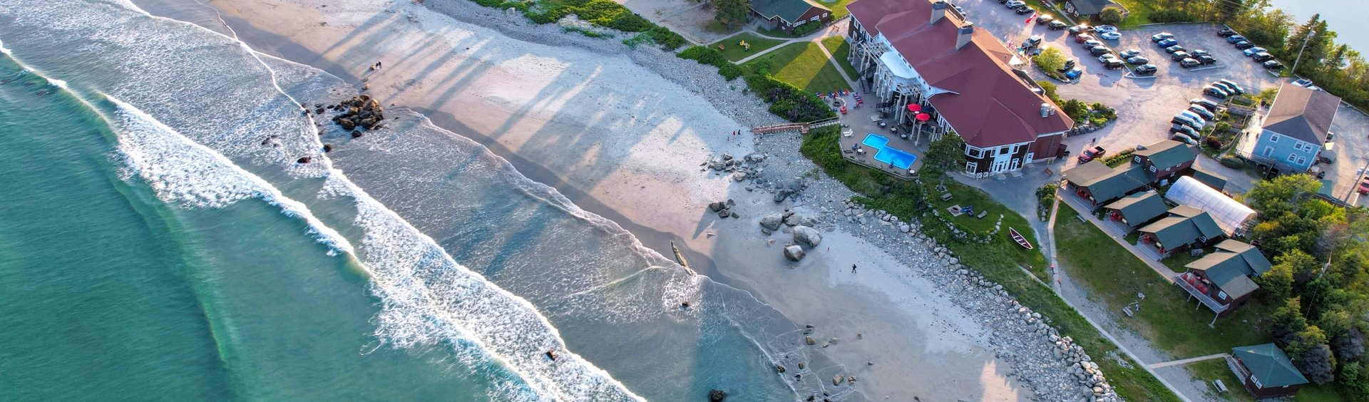 Aerial image of White Point Beach Resort