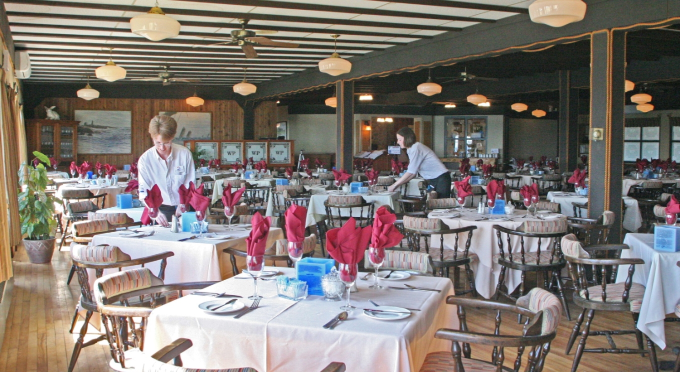 The old Seawatch Dining Room at White Point Beach Resort