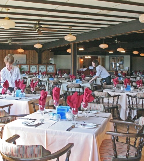 The old Seawatch Dining Room at White Point Beach Resort
