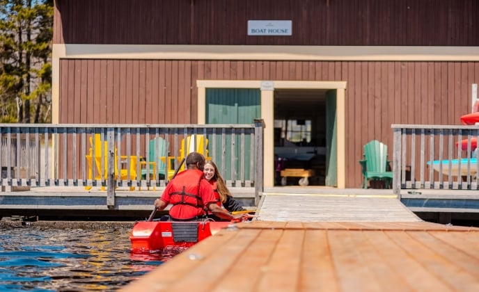 Couple in a Kayak