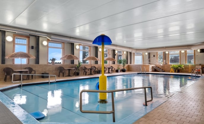 indoor pool at White Point Beach Resort