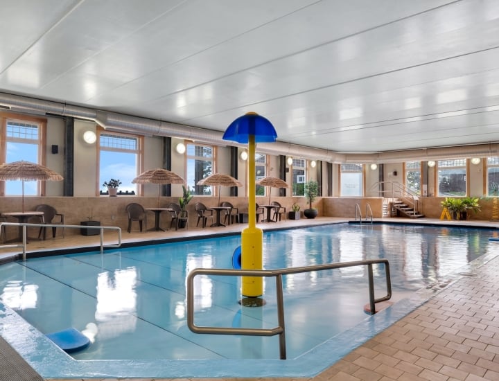 indoor pool at White Point Beach Resort