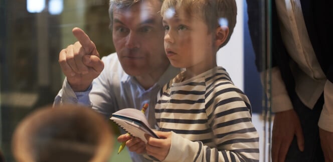 a father and small boy