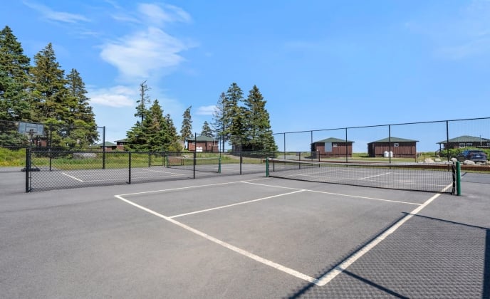 pickle ball court at White Point Beach Resort