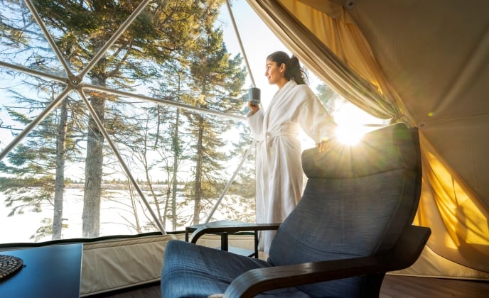 Women having a coffee
