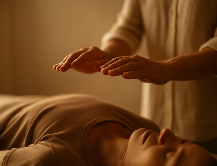 Reiki healing session